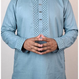 Ashrafi Luxury Panjabi (Blue)