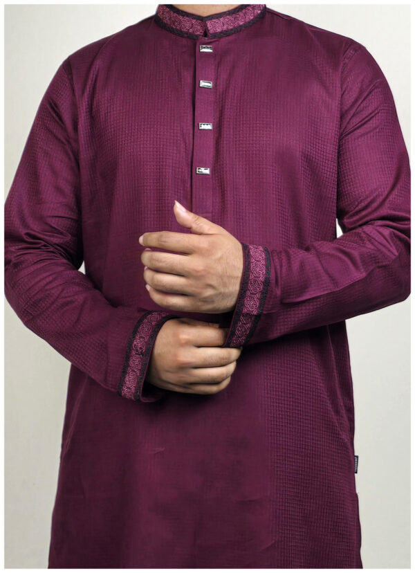 Ashrafi Platinum (Maroon) - Image 3
