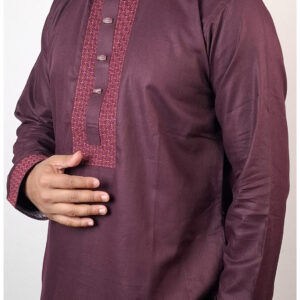 Ashrafi Luxury Panjabi (Maroon)